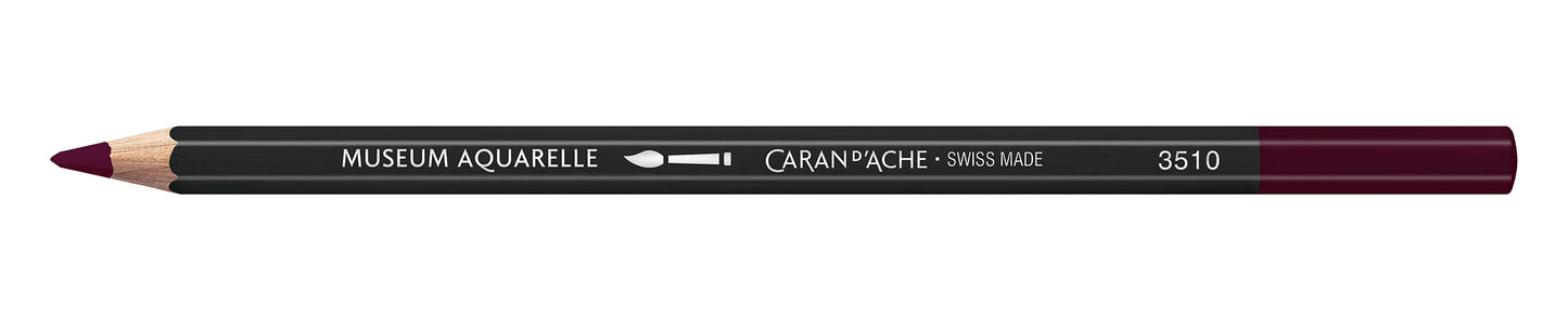 Caran d'Ache Museum Aquarelle Pencil 106 Dark Plum