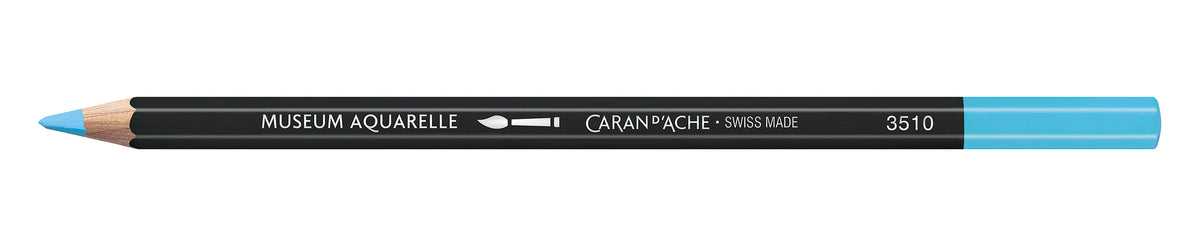 Caran d'Ache Museum Aquarelle Artist Watersoluble Pencil 161 Light Blue