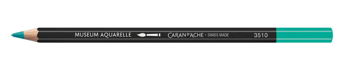 Caran d'Ache Museum Aquarelle Artist Watersoluble Pencil 181 Light Malachite Green