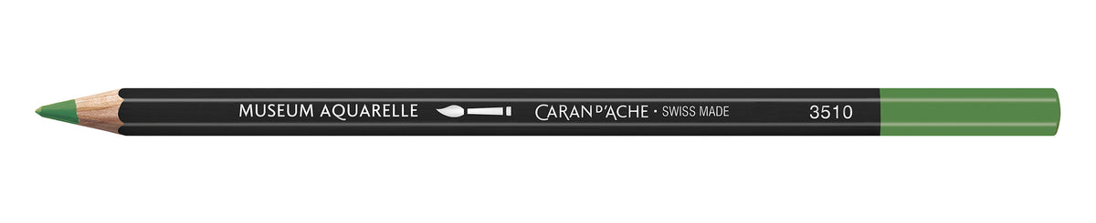 Caran d'Ache Museum Aquarelle Artist Watersoluble Pencil 212 Chromium Oxide Green