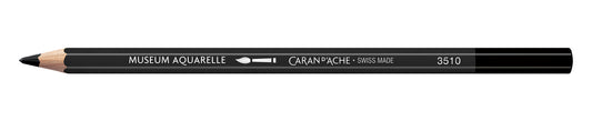 Caran d'Ache Museum Aquarelle Artist Watersoluble Pencil 496 Ivory Black