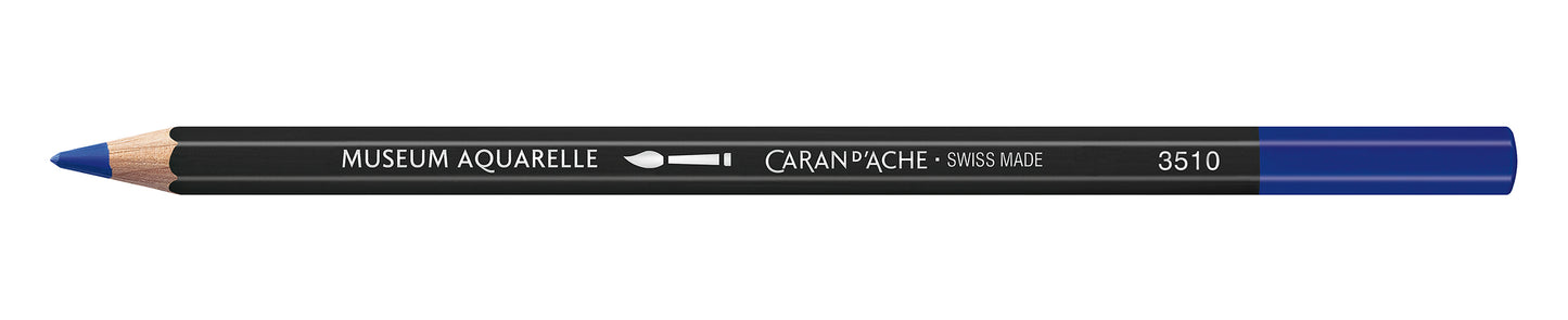 Caran d'Ache Museum Aquarelle Artist Watersoluble Pencil 640 Dark Ultramarine