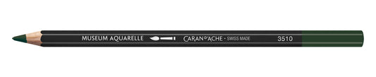 Caran d'Ache Museum Aquarelle Artist Watersoluble Pencil 719 Dark Phthalo Green