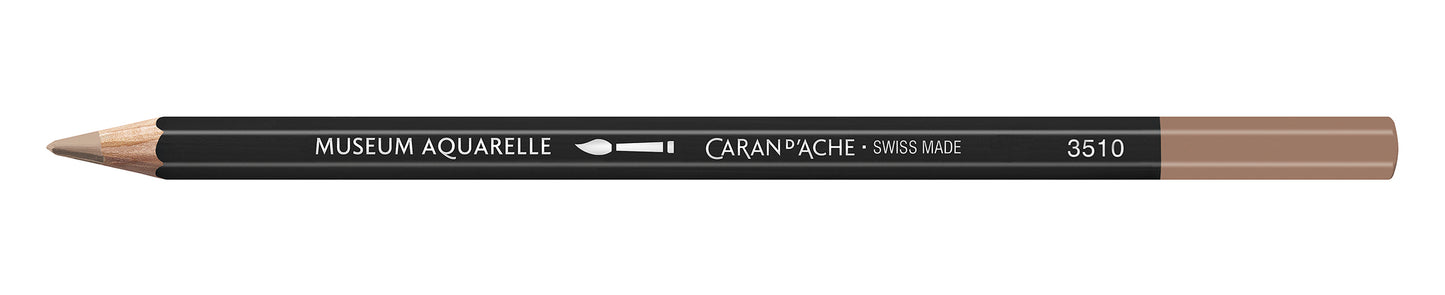Caran d'Ache Museum Aquarelle Pencil 746 Dark Flesh 50%