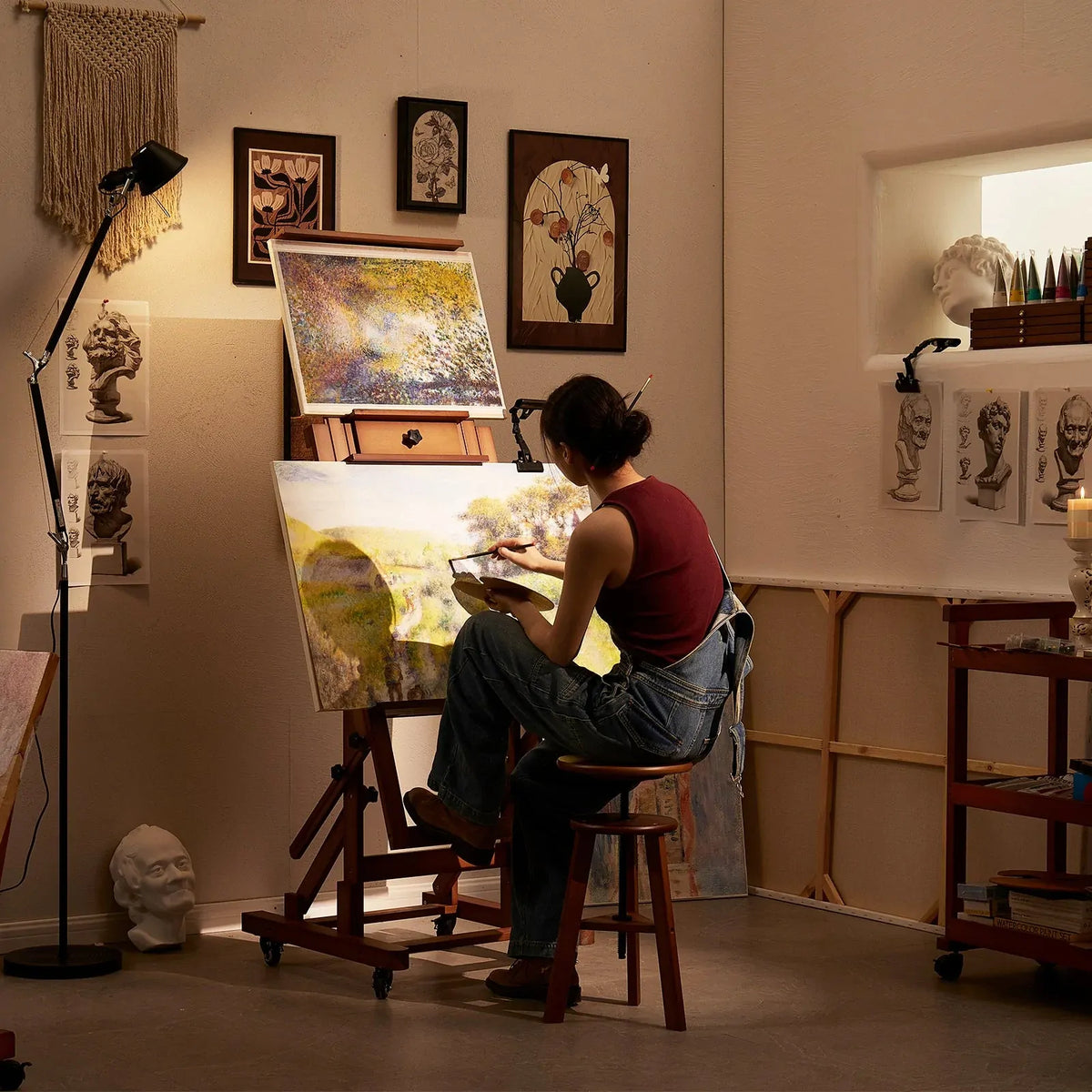 Meeden Deluxe Multi-Function H-Frame Studio Easel