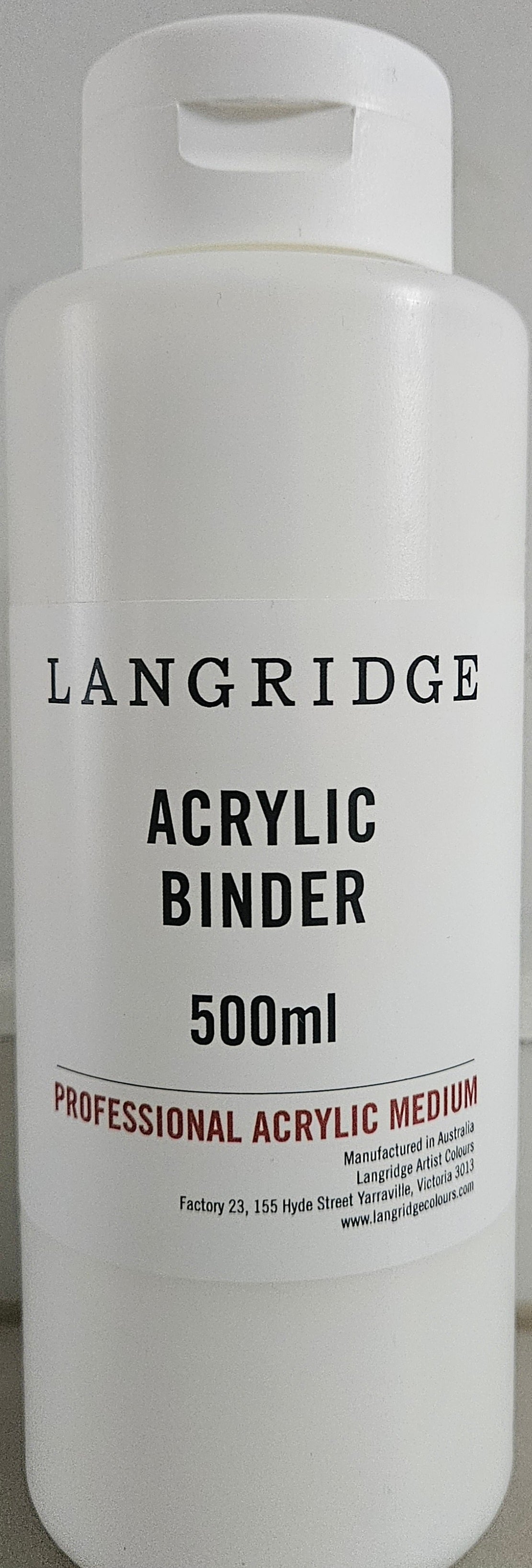 Langridge Acrylic Binder 500ml