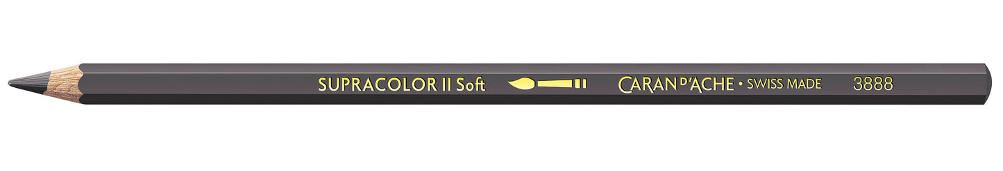 Caran d'Ache Supracolor Soft Watersoluble Pencil 407 Sepia