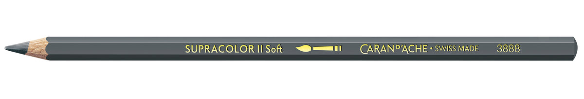 Caran d'Ache Supracolor Soft Watersoluble Pencil 495 Slate Grey