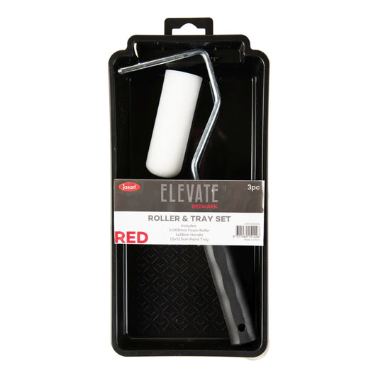 Jasart Elevate Red Roller & Tray Set - 3 Piece
