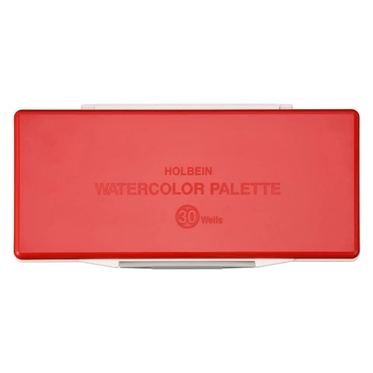 Holbein Watercolor Palette with Removable Small Rooms, 30 Compartments (32 Petri Dishes, 4 Large)