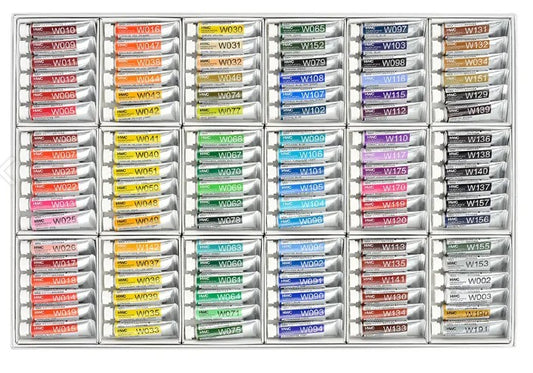 Holbein Artists Watercolour Set of 108 x 5ml Tubes W422