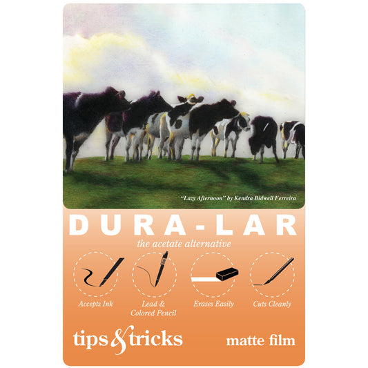 Grafix Dura-Lar Matte Sheets A2 Pkt of 10 .005