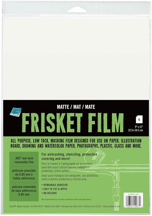 Grafix All Purpose Frisket Film A4 (Pk 6)