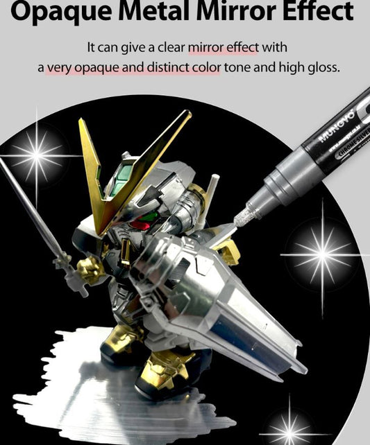 Mungyo Chrome Mirror Effect 4.5mm Silver