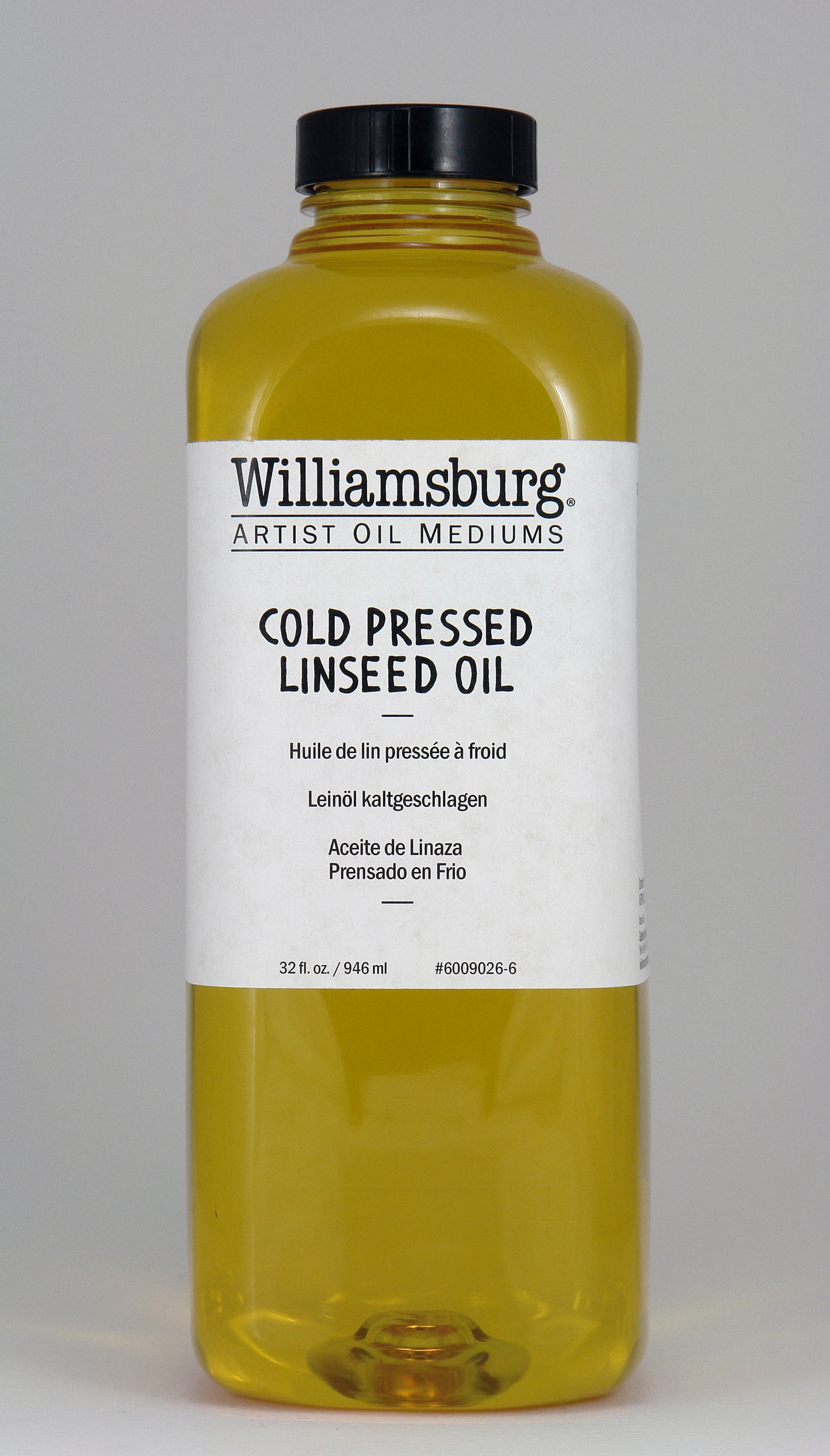 Williamsburg Cold Pressed Linseed Oil 946ml