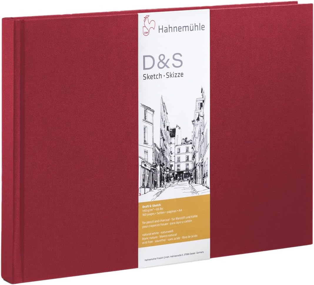 Hahnemuhle Deluxe Journal RED A4 Landscape