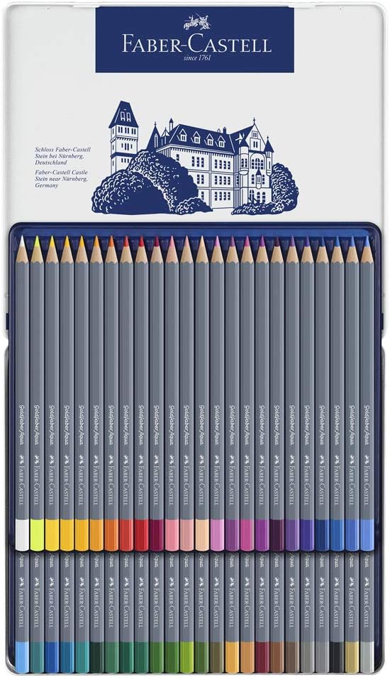 Goldfaber Aqua Watercolour Pencil Tin 48