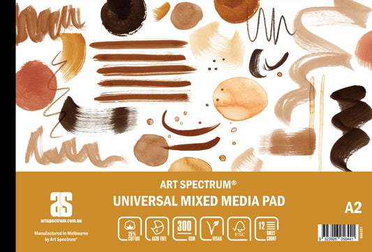 Art Spectrum Universal Mixed Media Pad 300gsm A2 12 Sheets
