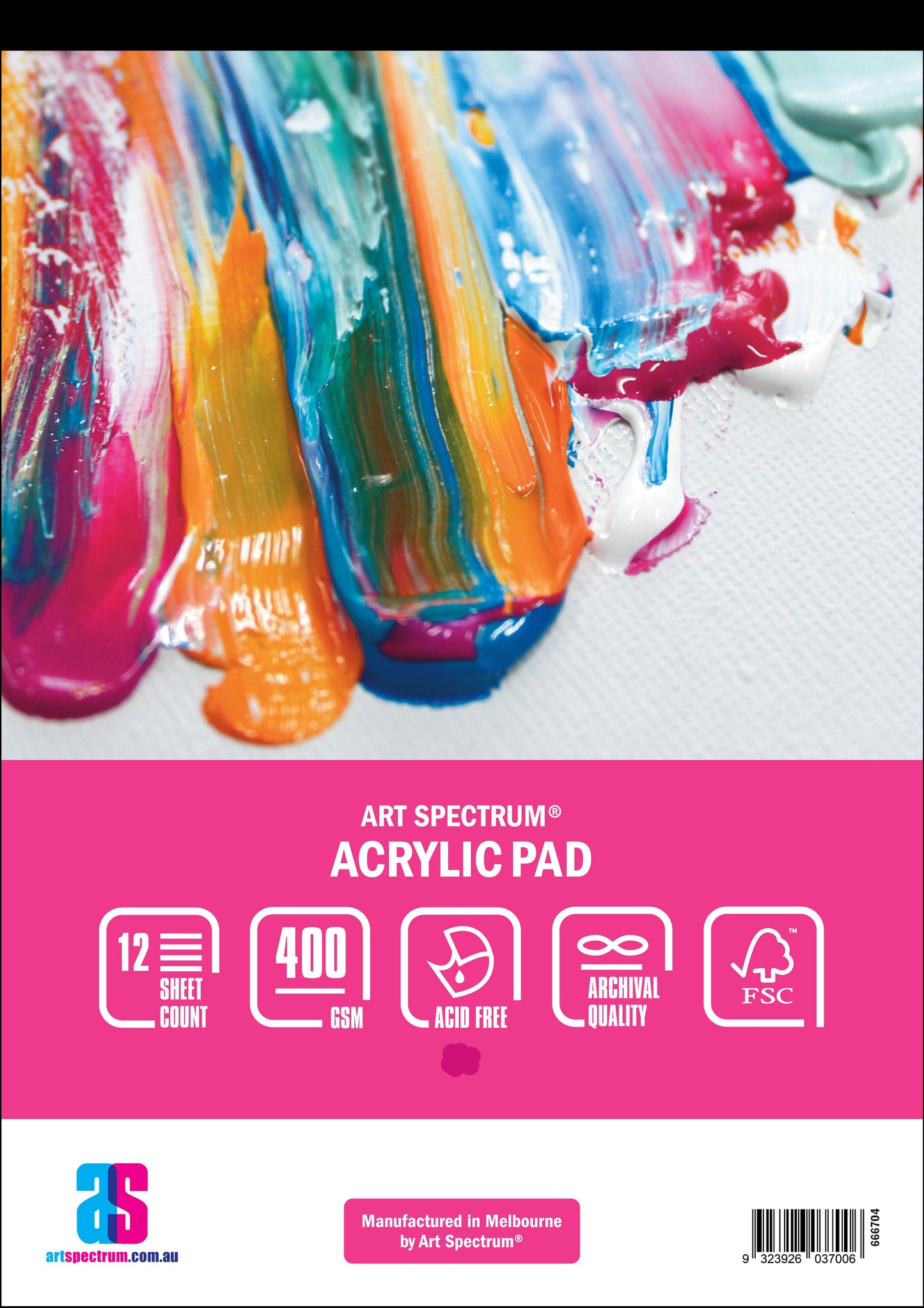Art Spectrum Acrylic Pad 400gsm A5