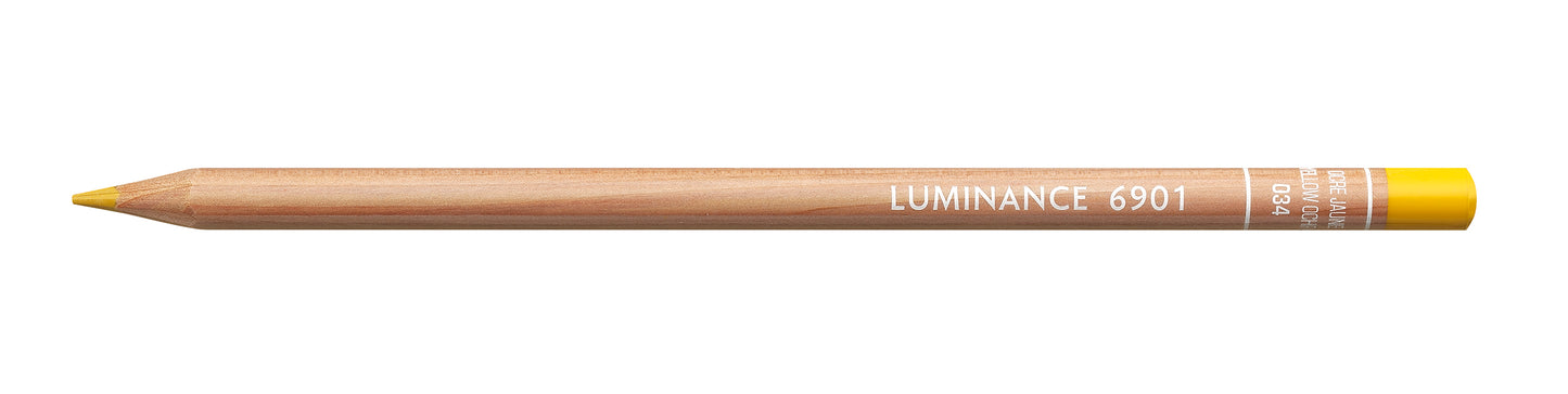 Caran d'Ache Luminance Pencil 034 Yellow Ochre