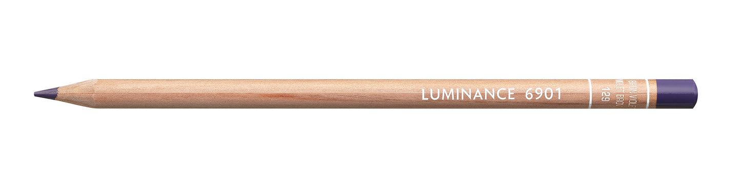 Caran d'Ache Luminance Pencil 129 Violet Brown