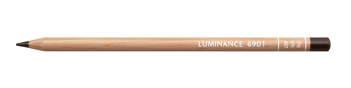 Caran d'Ache Luminance Pencil 407 Sepia