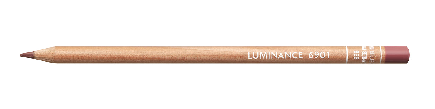 Caran d'Ache Luminance Pencil 866 Burnt Sienna 50%