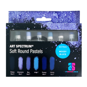 Art Spectrum Six Pack Pastel Set - Moody Blues