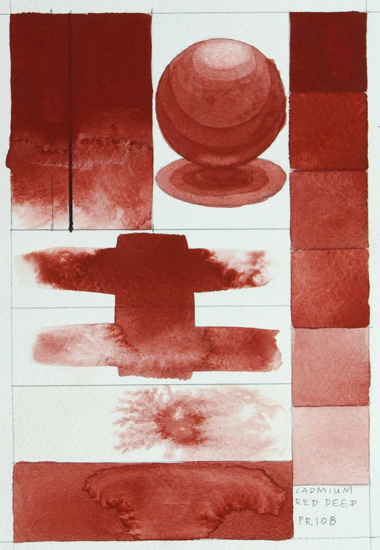 Qor Modern Watercolor 11ml Cadmium Red Deep