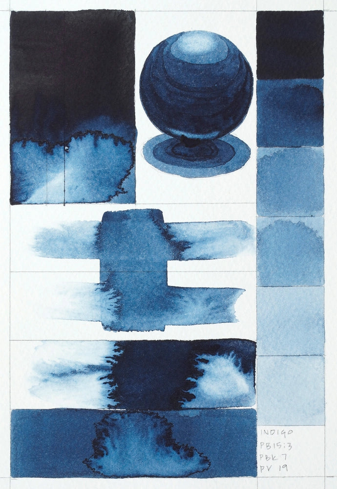Qor Modern Watercolor 11ml Indigo