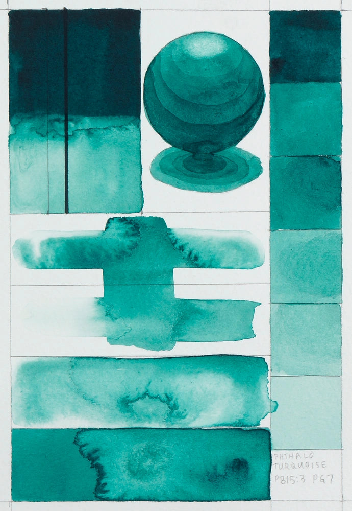 Qor Modern Watercolor 11ml Phthalo Turquoise