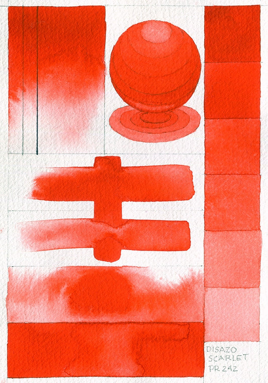 Qor Modern Watercolor 11ml Disazo Scarlet