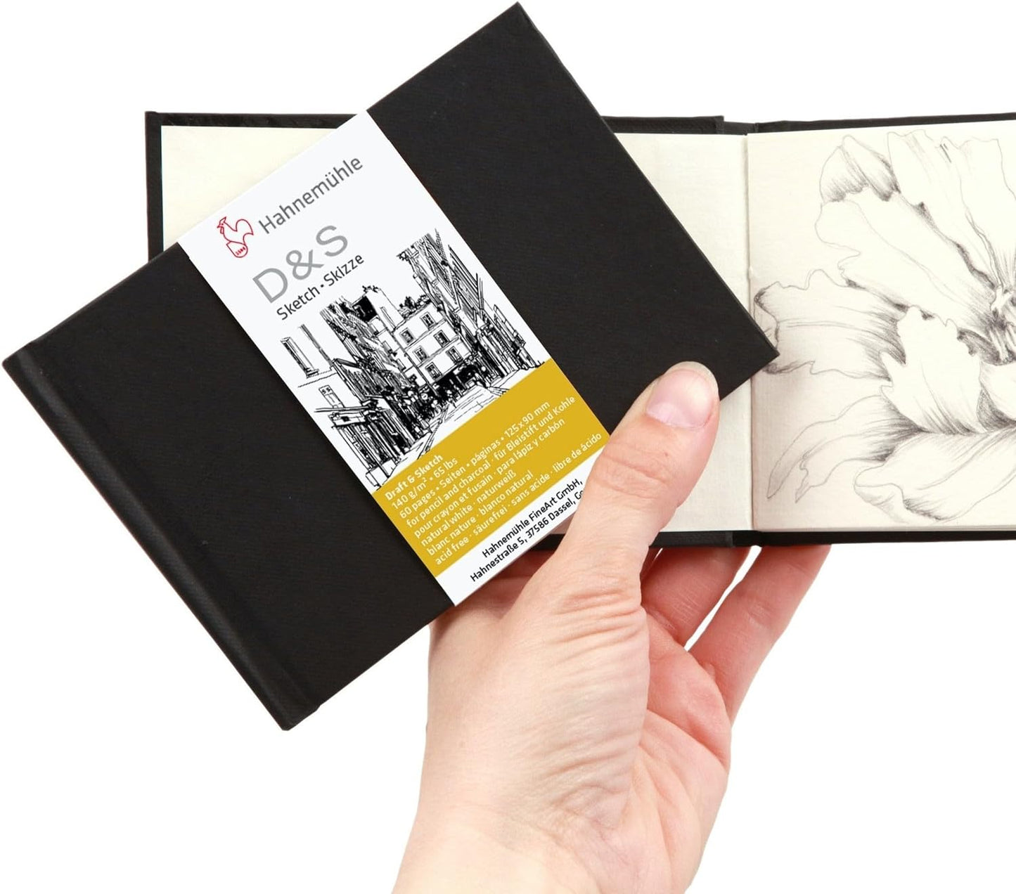 Hahnemuhle Deluxe Journal Black A6 Landscape