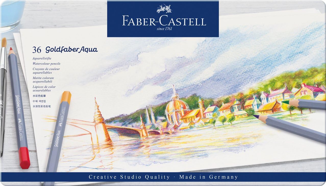 Goldfaber Aqua Watercolour Pencil Tin 36