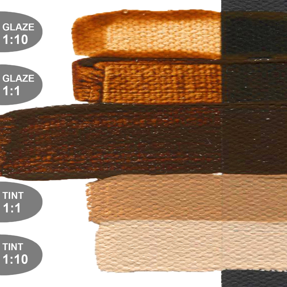 Golden Open Acrylics 237ml Transparent Brown Iron Oxide