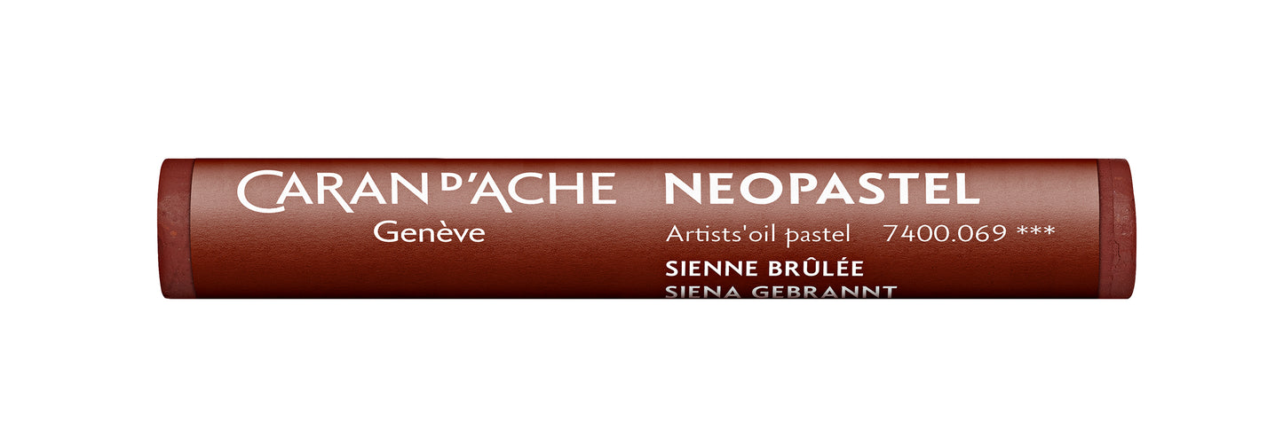 Caran d'Ache Oil Neopastel 069 Burnt Sienna