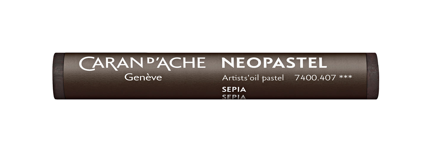 Caran d'Ache Oil Neopastel 407 Sepia