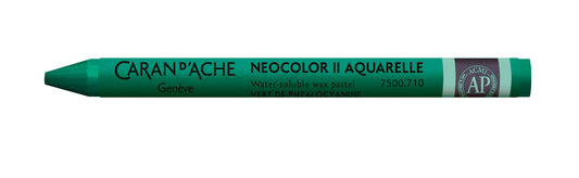 Caran d'Ache Neocolor II Water-Soluble Wax Pastel 710 Phthalo Green
