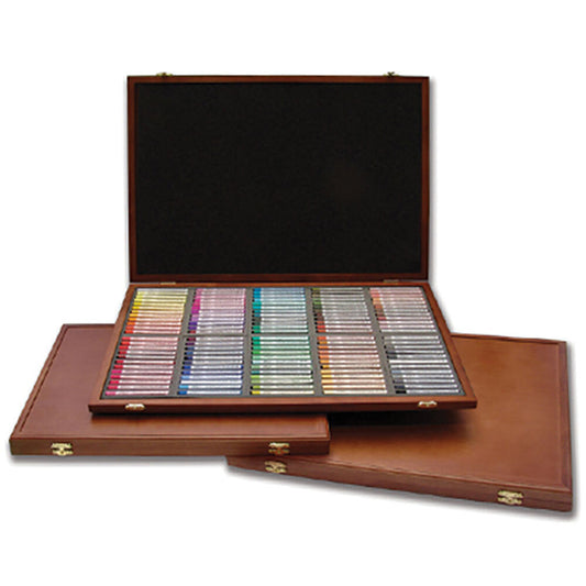 Mungyo Gallery Semi-Hard Pastel 120 Wooden Set