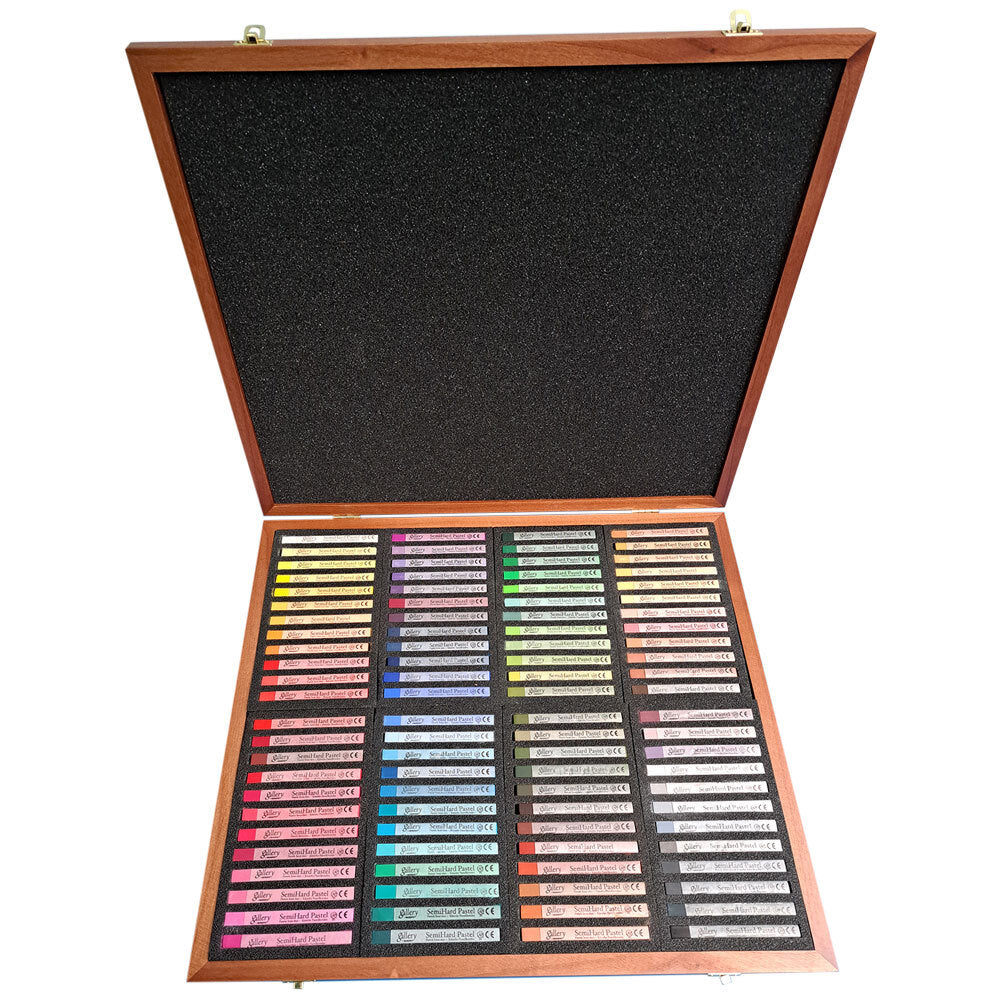 Mungyo Gallery Semi-Hard Pastel 96 Wooden Set