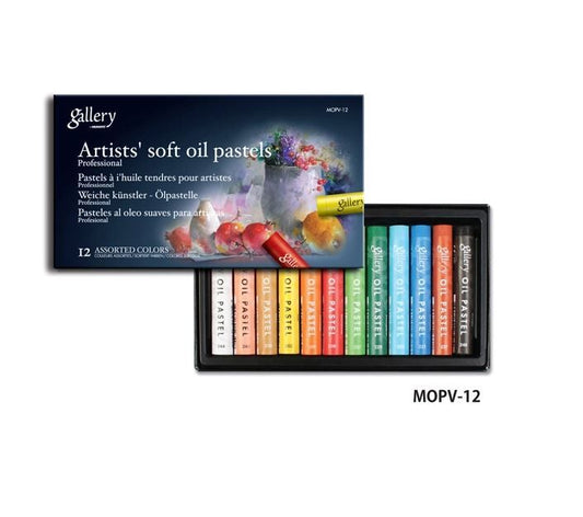 Mungyo Gallery Artist' Soft Oil Pastels Set 12 Assorted
