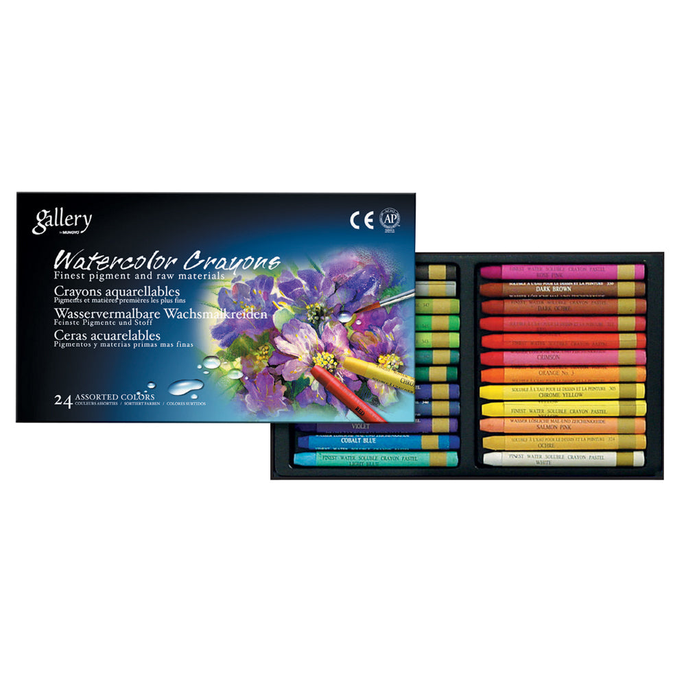 Mungyo Gallery Watercolour Crayon 24 Set