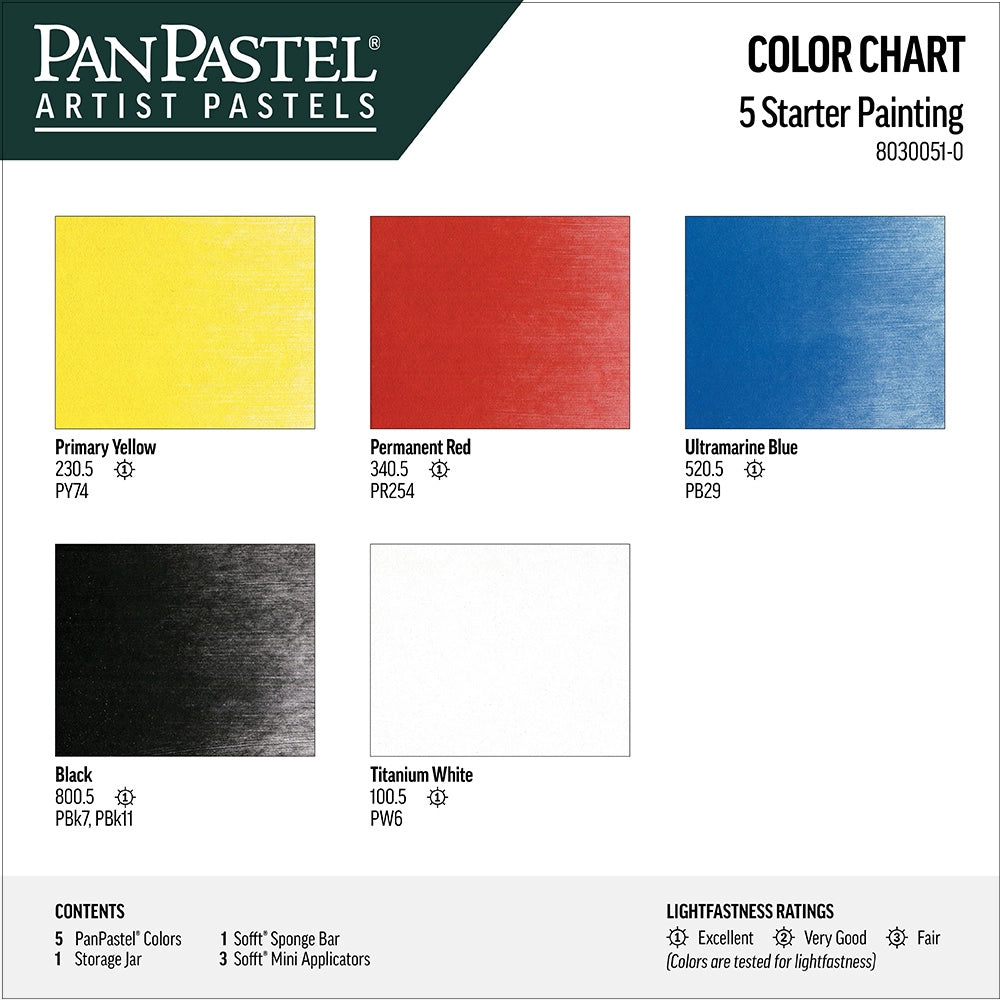 PanPastel 5 Starter Painting Set