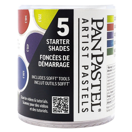 PanPastel 5 Starter Shades 1 Lid Set
