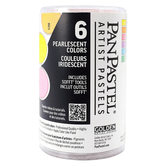PanPastel 6 Pearlescent Colors 1 Lid Set