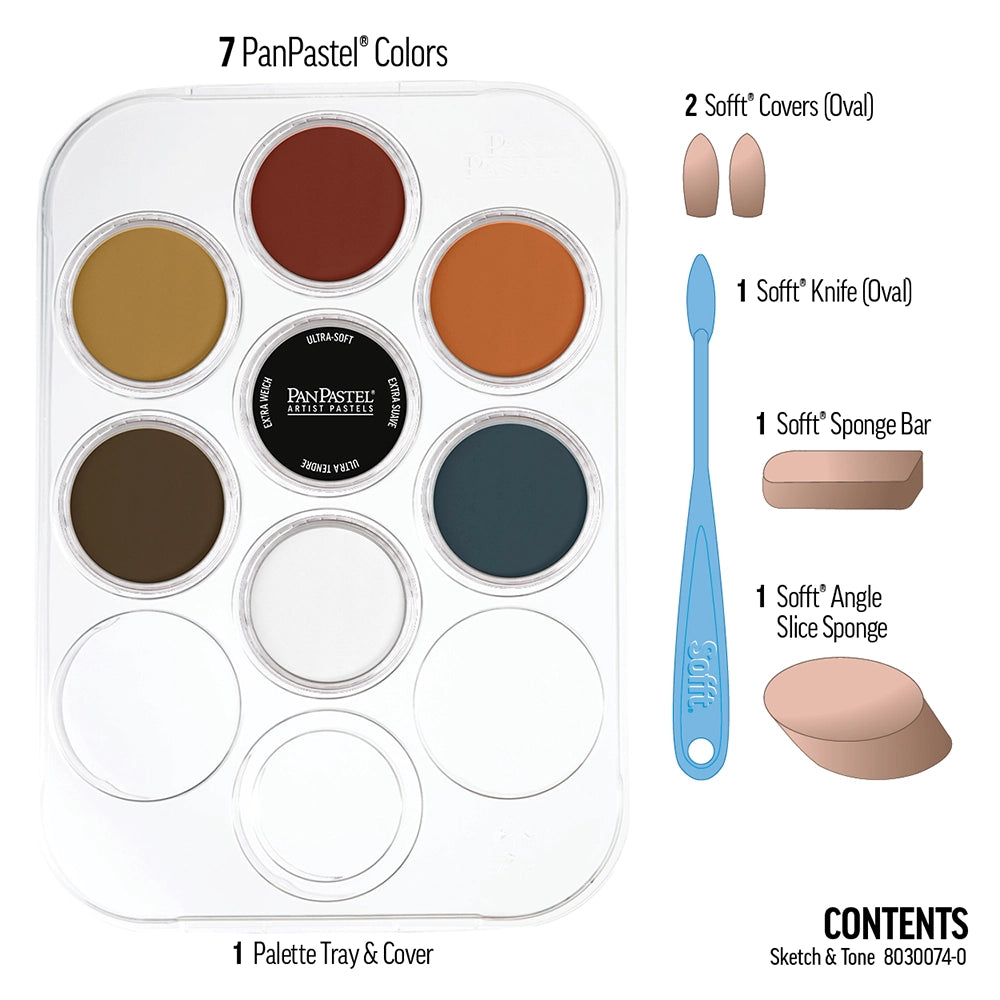 PanPastel 7 Sketch & Tone Set