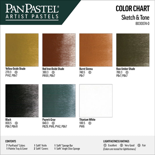 PanPastel 7 Sketch & Tone Set