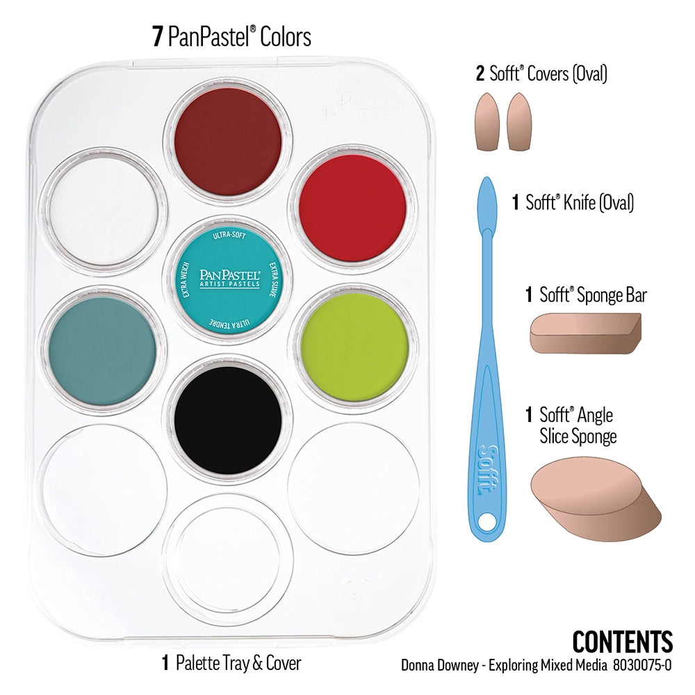 PanPastel 7 Exploring Mixed Media - Donna Downey Set