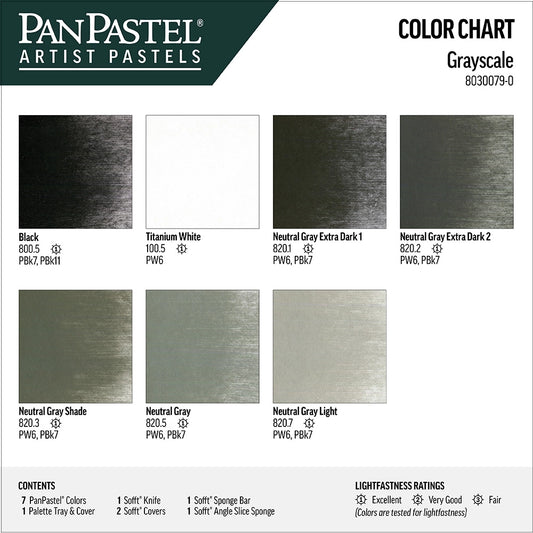 PanPastel 7 Grayscale Set