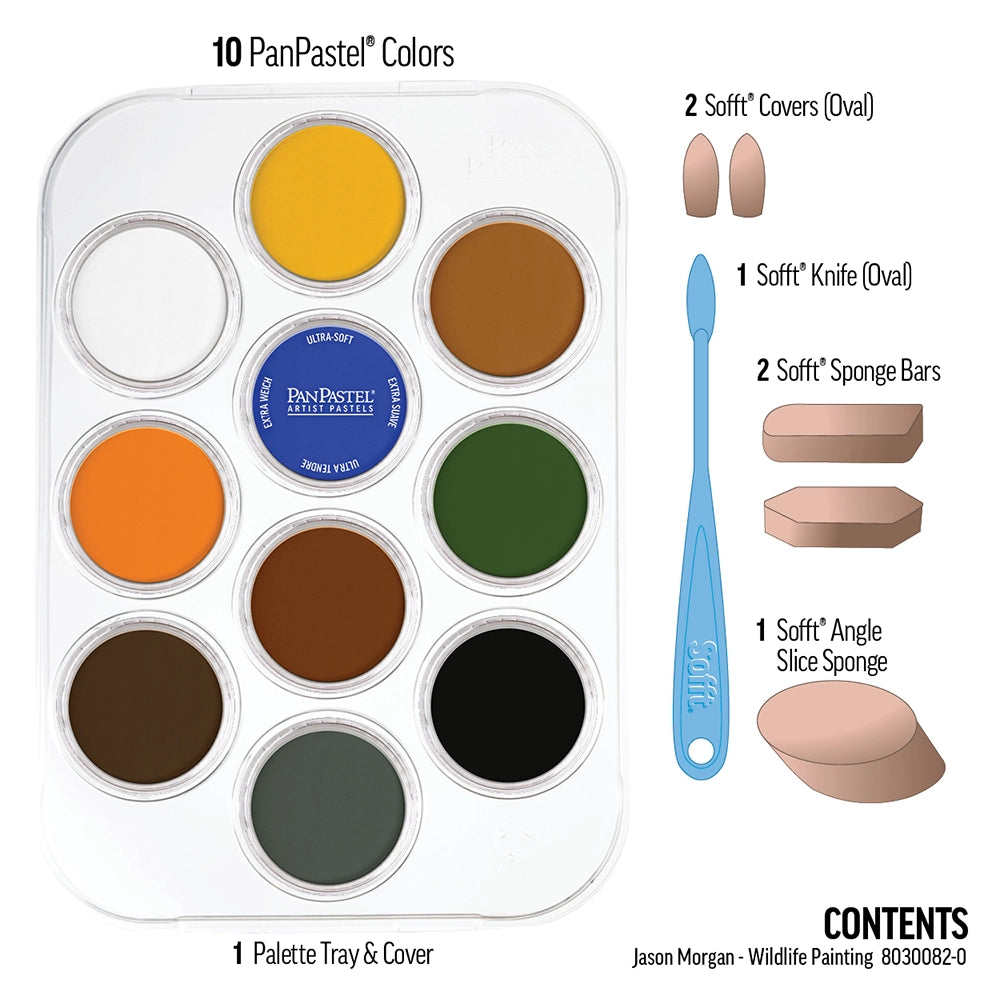 PanPastel 10 Wildlife Painting - Jason Morgan Set